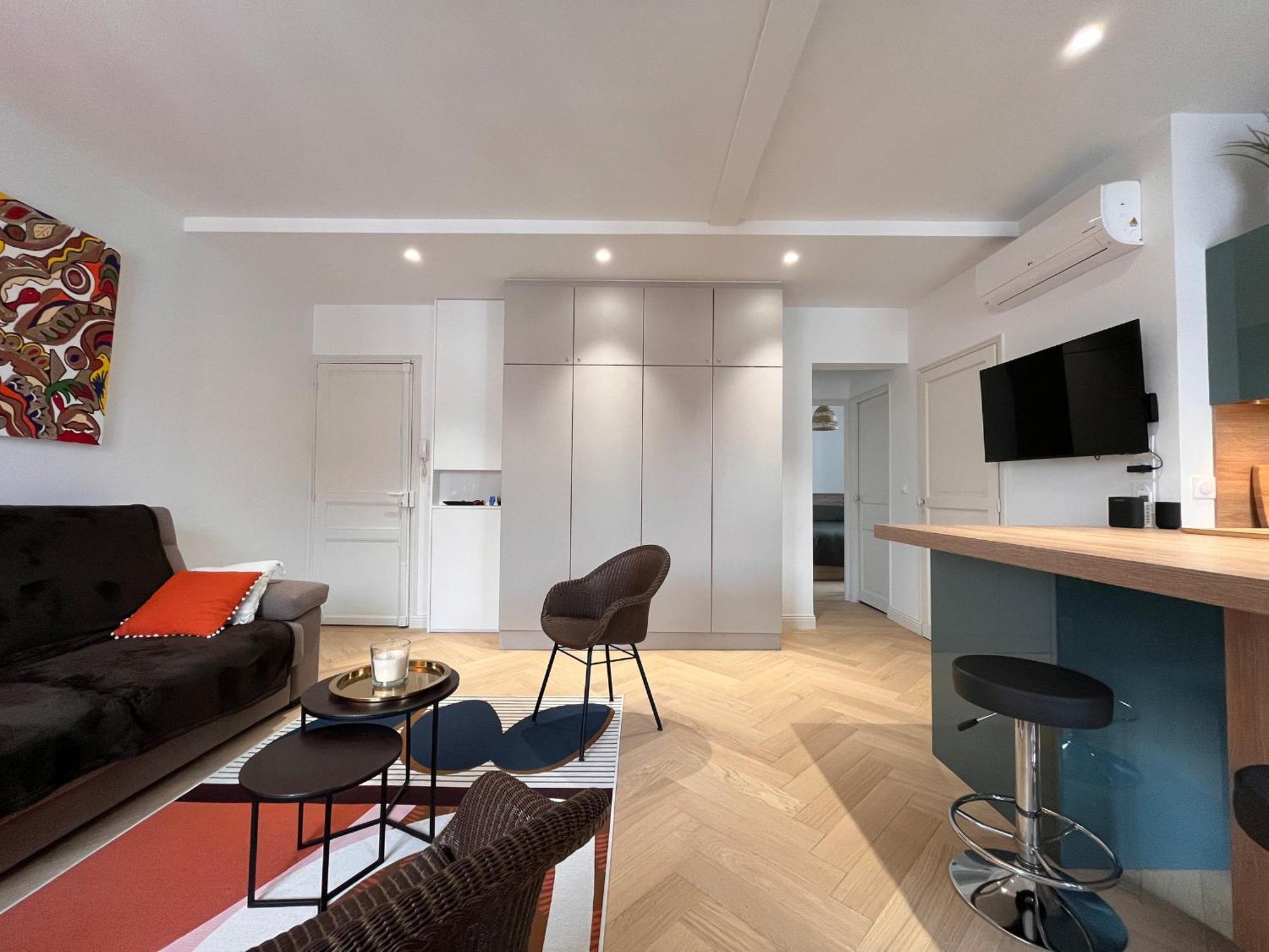 Appartement Lumineux 3 Pieces Pres Des Halles Et De La Plage, Wifi, Clim, Parkings Proches - Fr-1-239-910 Saint-Jean-de-Luz Luaran gambar